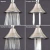 BOPai Ultra-Luxury Brushed Nickel Shower Head, 7 Settings, 9.5 L/min