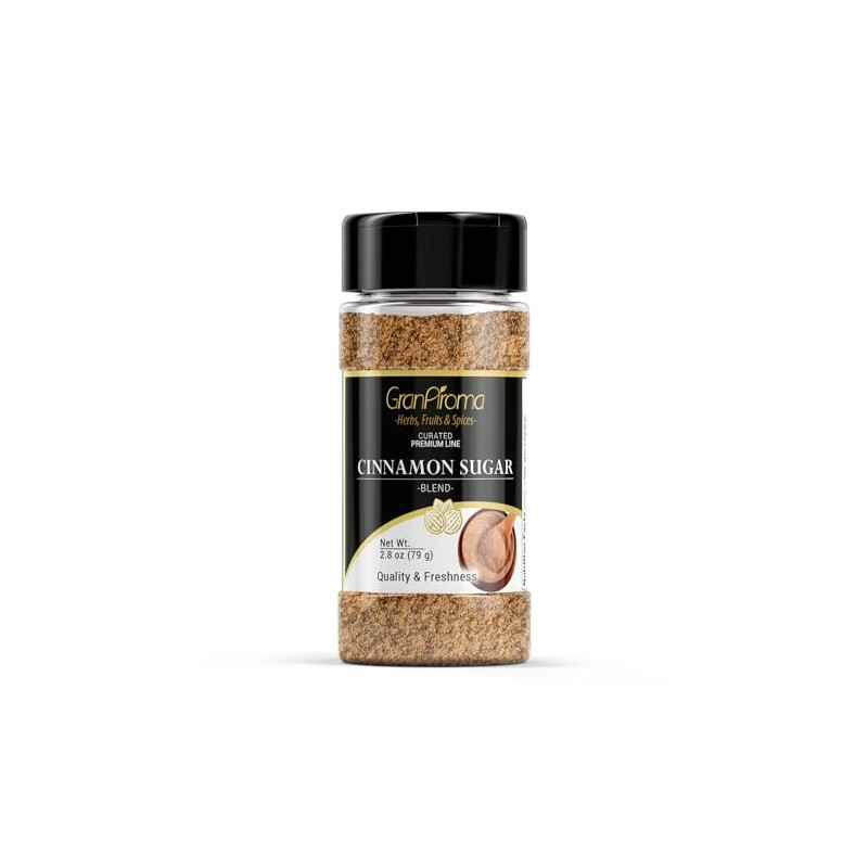 GranAroma Cinnamon & Sugar, Sweet and Aromatic, Flavorful Blend, Baking
