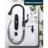 APPASO Oil Rubbed Bronze Kitchen Faucet with Soap Dispenser, Stainless