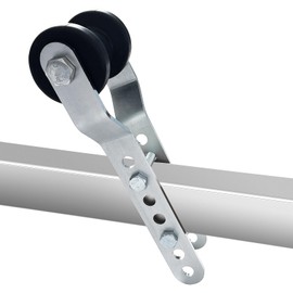 TENGBASE Marine Keel Roller, Adjustable Roller Bracket Assembles, 4” Rubber Keel Roller for Boat Trailer