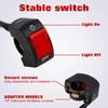 x xotic tech Motorcycle Handlebar Switch ATV Light Toggle Switch
