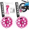 Bike Training Wheels, Flash Mute Wheel, Bicycle Stabiliser Mounted Kit,