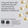 Vitamin D3 5000 IU with Coconut MCT Oil - High