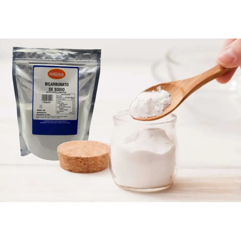 Bicarbonato De Sodio Grado Alimenticio 1 Kg Alta Calidad