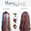 Clip in Hair Tinsel for Kids, Glitter Fairy Hair Extensions