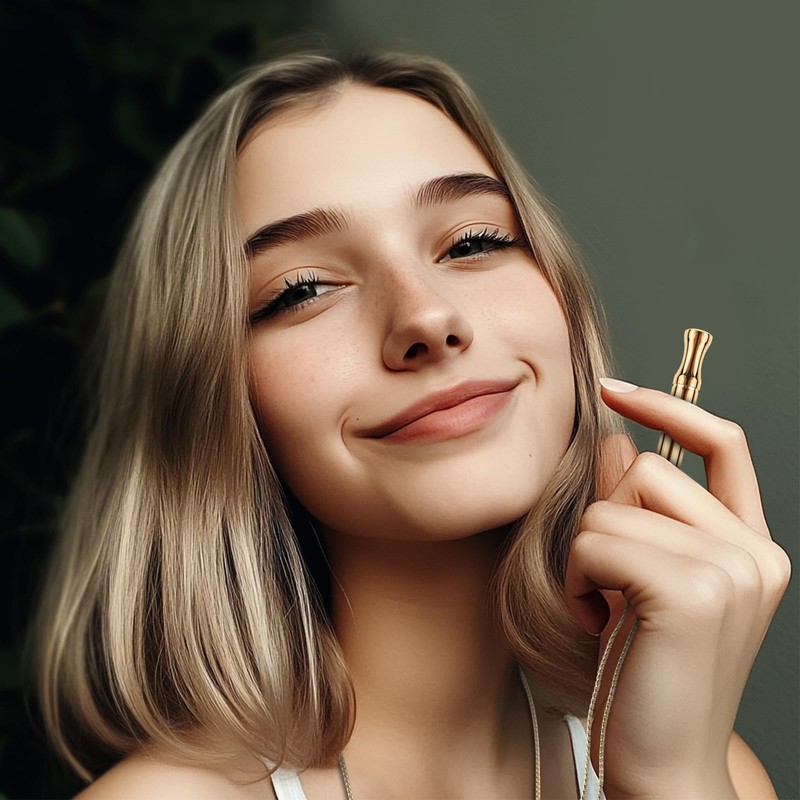 LAMKHOO Breathing Necklace to Quit Smoking and Vaping - Refillable
