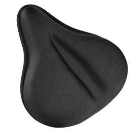 FUCNEN Saddle Cover Bicycle Gel 27 x 25 cm for Exercise Bike Gel Cushion Bicycle Saddle Cover Gel Saddle Cover Bicycle Women's Soft Comfortable for Road Bike Saddles Saddle Protection Indoor