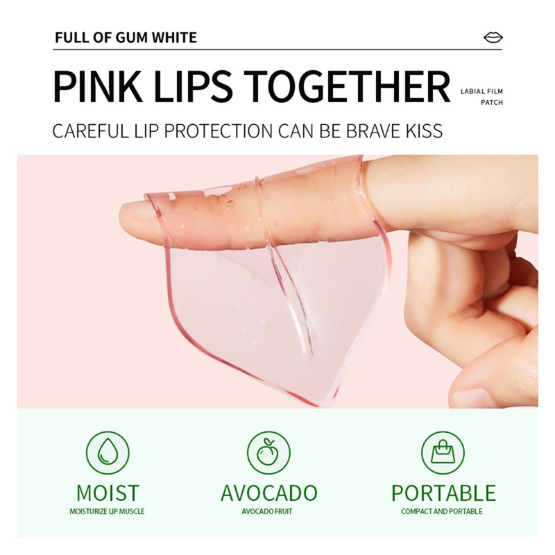 Virecose Avocado Collagen Lip Masks Set of 10