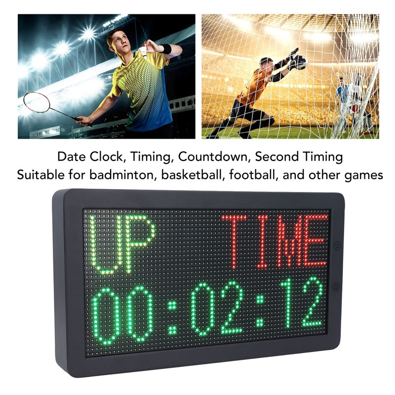 Electronic Scoreboard with Timer Remote Control Digital Score Counter for