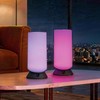 GLAMIGHT Touch Bedside Table Lamp, Stepless Dimming & 7 Colors