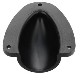 10 Pcs Large Nylon 3" Marine Wire Cable Vent Cover, ClamShell Vent for Boat, Smooth Edge thickness 1/8", Size: 3" x 2-1/2", Height: 1.1", Wire Vent Cover, Clamshell Vent, Free Installation Screws