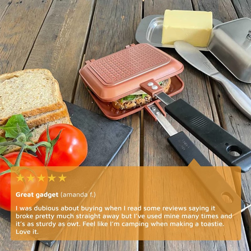 Toasted Sandwich Maker - Panini Press or Grilled Cheese Maker