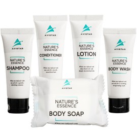 180 Piece Hotel Soap & Bulk Toiletries - Airbnb Essentials for Hosts & Guests - Hotel Shampoo & Conditioner Supplies for Guests, Hotel Toiletries Bulk Set, Mini Bulk Travel Size Toiletries, Air BnB