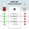 CYAFIXED Toughened Super CA Glue, Professional Grade Cyanoacrylate Instant Adhesive,