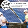 GmwyCzV Pack of 25 Solar Panel Water Drain Clips, 30