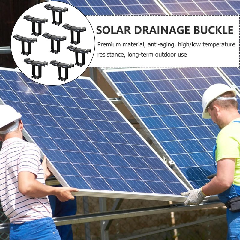 GmwyCzV Pack of 25 Solar Panel Water Drain Clips, 30