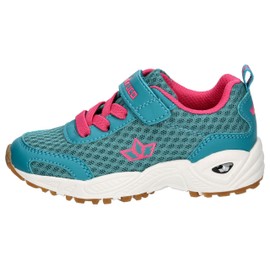 Lico Unisex Children's Bronte Vs Indoor Trainers, Turquoise Pink