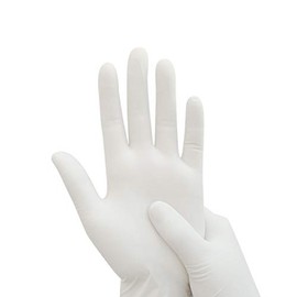 AMBIDERM - Guante Ambiderm Plus Liso Blanco Grande Caja con 100 Piezas