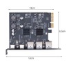 chenyang 5 Port PCI-E 4X to 2 USB C/3 USB