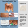 Yipscazo 10 Sheets Retro Copper Herringbone Peel and Stick Backsplash