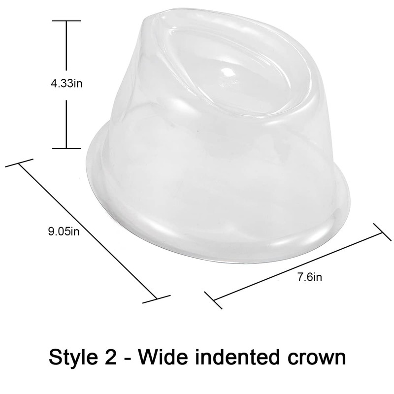 LADYBRO 20Pcs Trilby Fedora Hat Holder, Protect Shape, for Straw