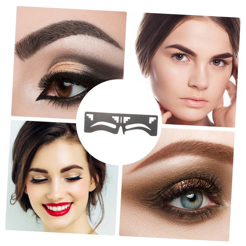 Beavorty 5sets Eyebrow Tint Shaping Tool Stencil Kit Ruler for