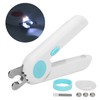 LED Pet Nail Clippers Durable Avoid Over Cutting Pet Nail