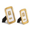 Two's Company Bonheur Set of 2 Gold-Leaf Photo Frames Includes