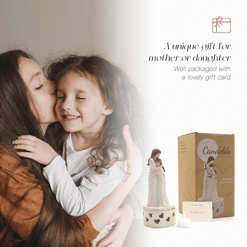 Candeldo Gifts for Daughter Mom Birthday: Unique Candle Holder Mothers