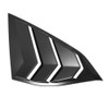 Rear Side Window Louvers Compatible with Honda Accord 2018-2022 Racing