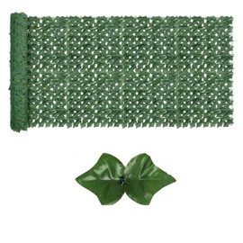 Skloopearg Artificial Ivy Privacy Fence Screen,39.4" X 99" UV-Anti Fake Leaves Plant Vine,Privacy Hedges Wall for Indoor Outdoor Garden Backyard Decor