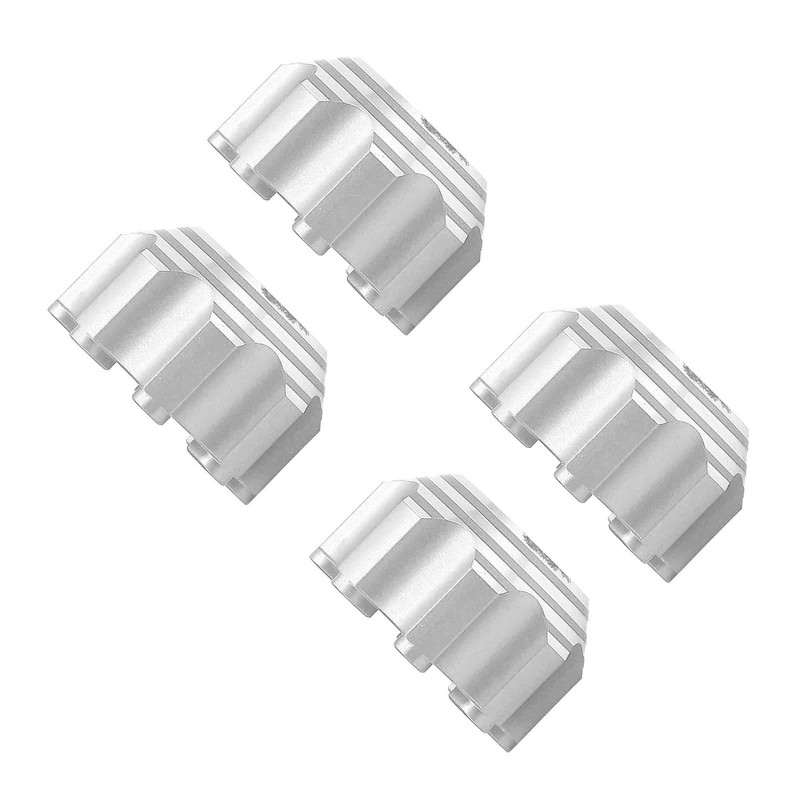 4pcs 8x32 to 17mm Hex Adapters for 8x32 3.8in Wheels