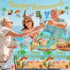 Tropical Retirement Party Decorations,142pcs Retirement Decorations Tableware Set Include Aloha