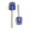 Silicone Scrapers Spatulas Set of 2 Blue