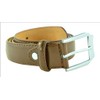 Moda Di Raza Men's Dress Belt Leather With Square Buckle