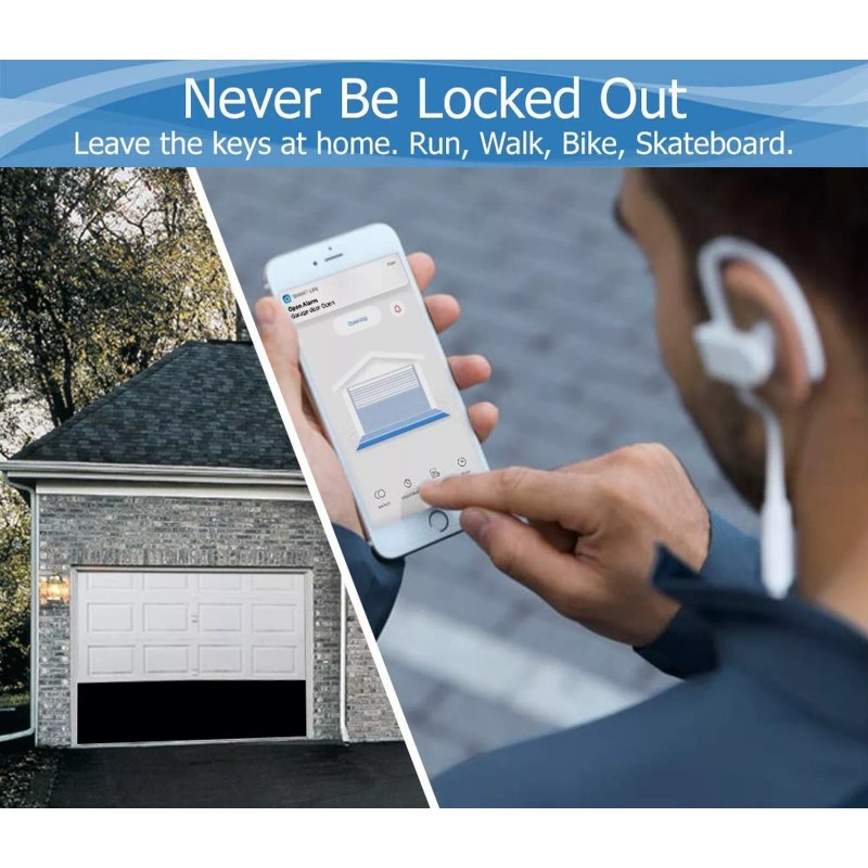 eKyro Smart Garage Door Opener - Universal WiFi Remote Controller