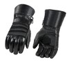 Milwaukee Leather Men's Leather Gauntlet Lined Motorcycle Hand Gloves -