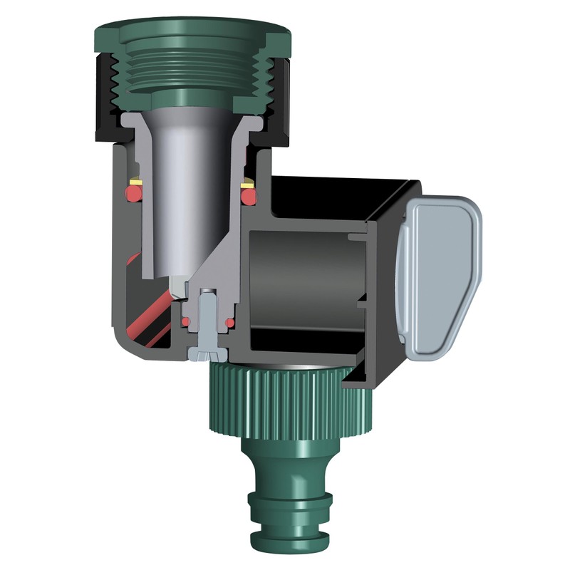 Aqua Control C2027 Tap Adapter Green White 13 x 18