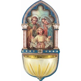 Holy Family Holy Water Font for Home Wall