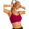 RUNNING GIRL Sports Bra for Women,Padded Strappy Sports Bra with