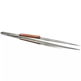 FindingKing Long Tweezers Jewelers Watchmaker Jewelry Beading Soldering Repair Tool 8" Long