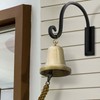 Lifyzoon Heavy Duty Plant Hanger Bracket (8"/Black) Outdoor Hand-Forged Hanging