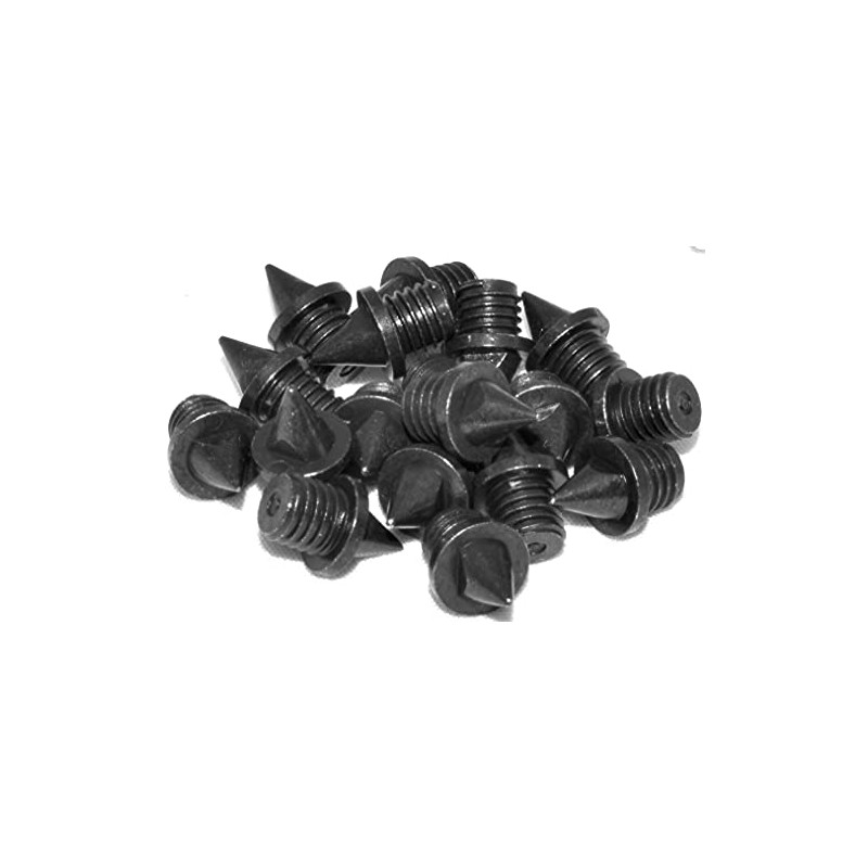 ecoSpikes Stainless Steel Track and Cross Country Spikes (1/4" Black,