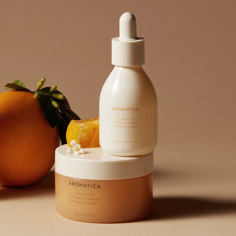 Aromatica Glow Vita Serum 30ML & Good Night Cream 90G