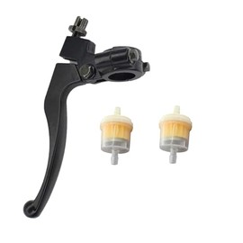 BXParts Handle Clutch Perch Lever for Suzuki DRZ125 DR200 DR250SE DRZ250 DR350 DR370 DRZ400 GS450 GS550 Motorcycle with Fuel Filter