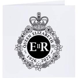 'Queen Elizabeth II Emblem' Blank Greeting Card (GC00042304)