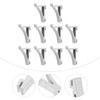 Angoily Freezer Shelf Clips 10 Pieces Fridge Rack Clips For
