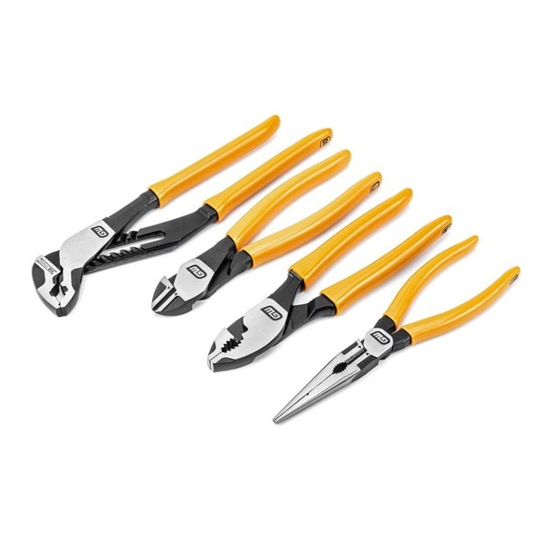 GEARWRENCH - 4 Pc Mixed Dipped Material Plier Set (82203)