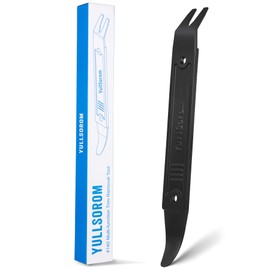 4140 Dual-purpose Steel Pry Bar, Multi-Function Trim Removal Tool for Automotive Panel,Planes Panel, Interior &exterior Trim Removal (Black Pry Tool 1pc)