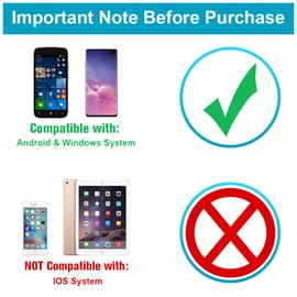 Golvery OBD 2 Bluetooth Scanner, OBD II Auto Diagnostic Tool Check Engine Light, Read & Clear Faulty Trouble Codes (Not for iOS)